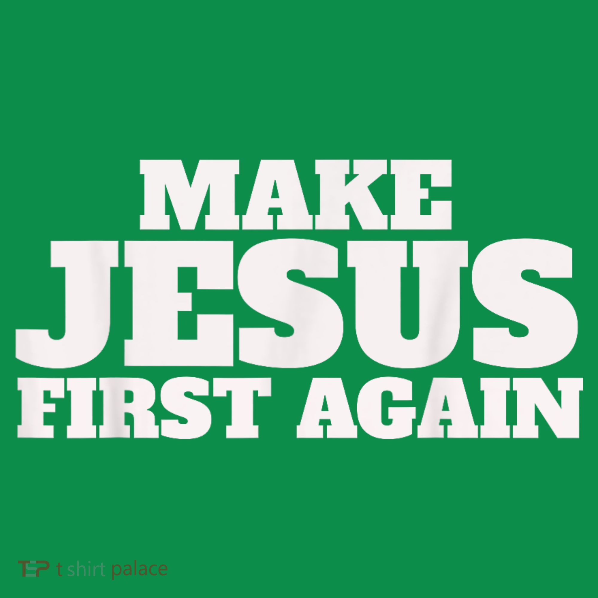 Make Jesus First Again Ornament