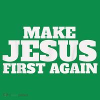 Make Jesus First Again Kids Hoodie thumb 5