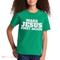 Make Jesus First Again Kids T-Shirt thumb 2