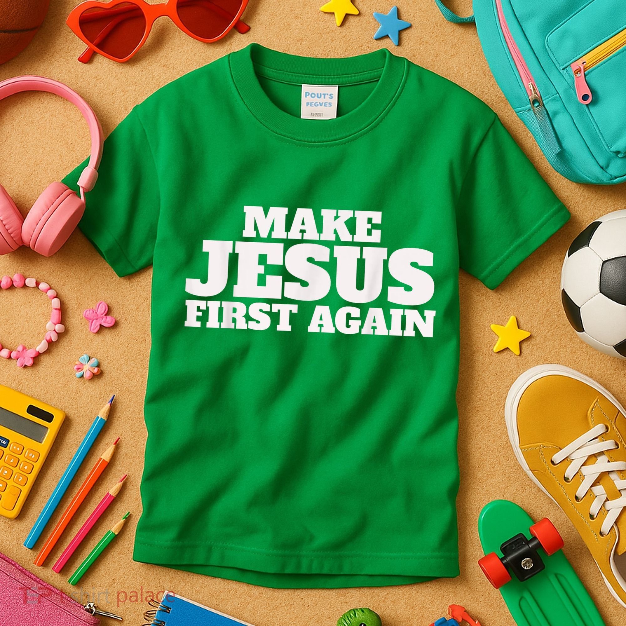 Make Jesus First Again Kids T-Shirt