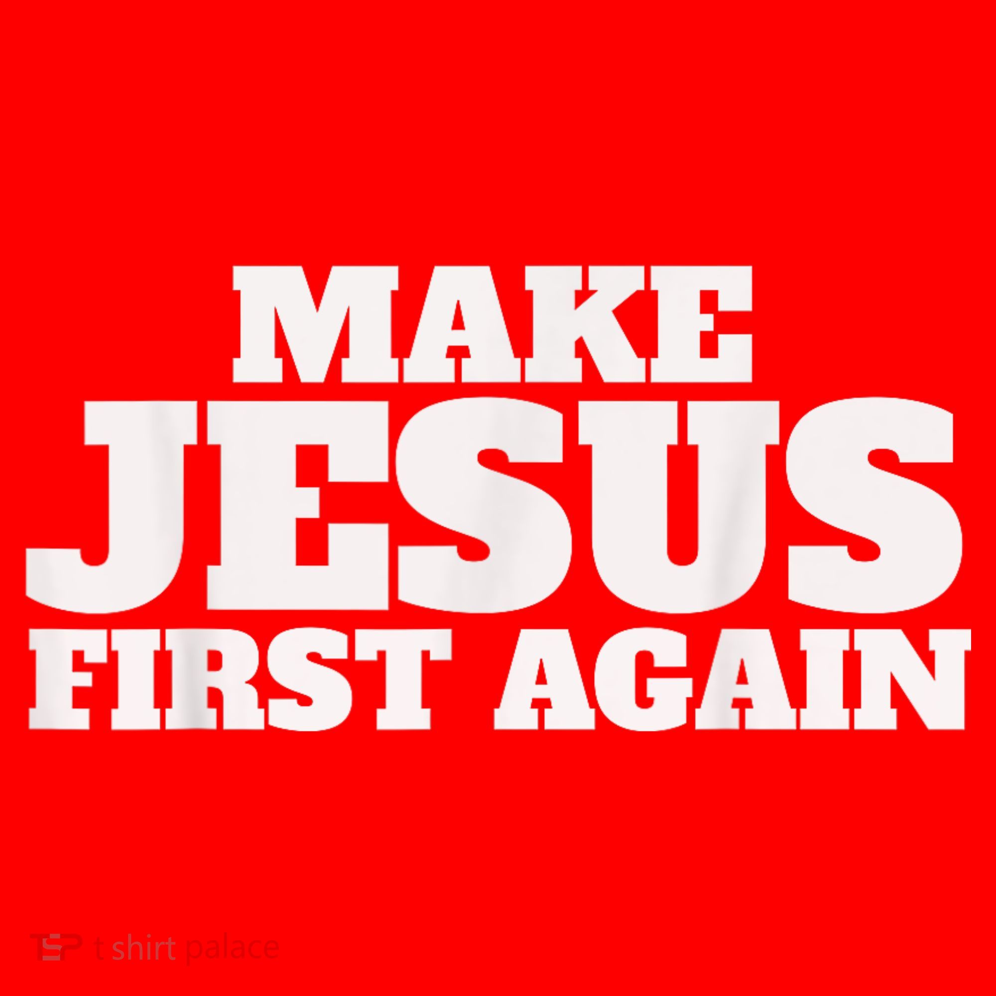 Make Jesus First Again Santa Hat