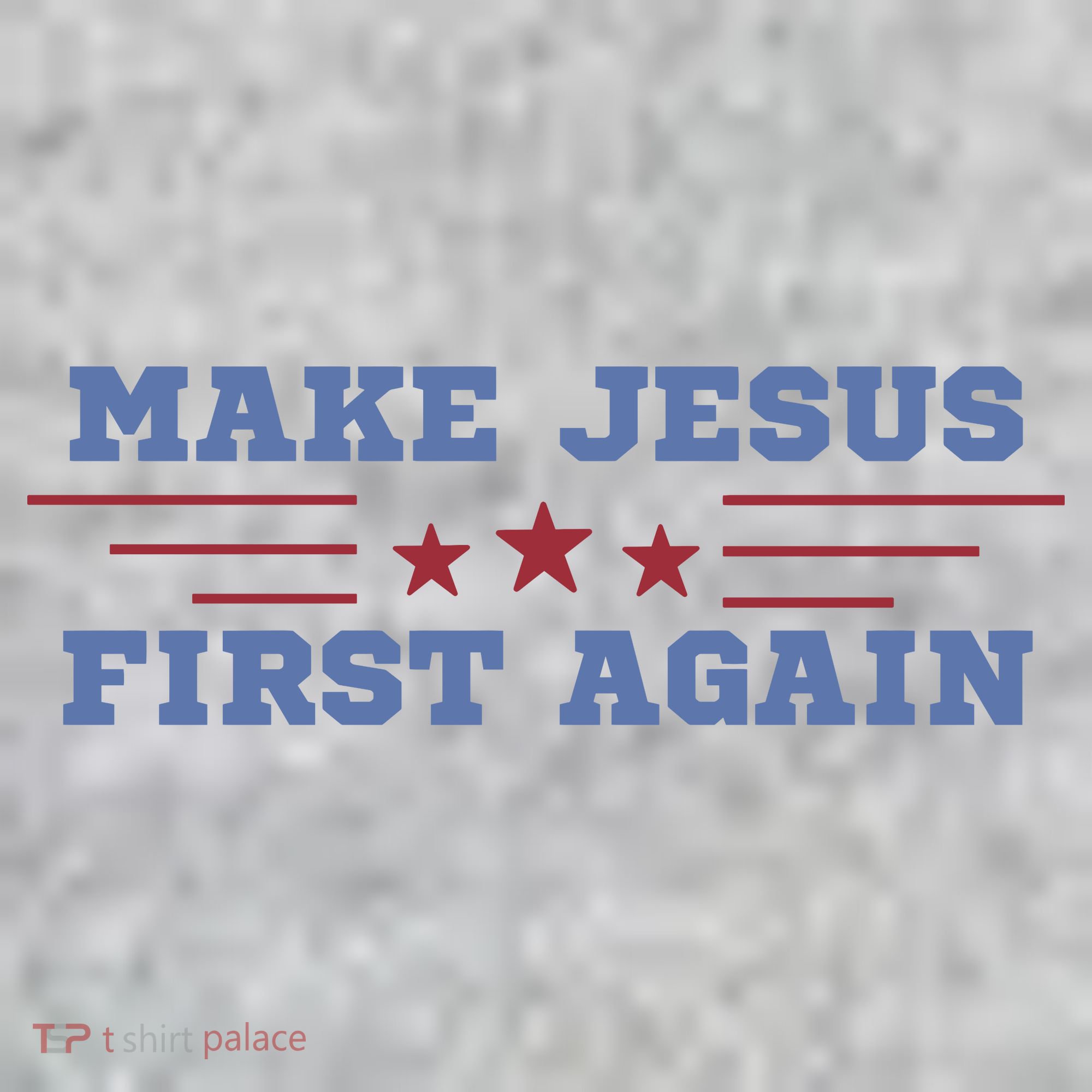 Make Jesus First Again Chrisitan Faith Kids T-Shirt