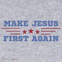 Make Jesus First Again Chrisitan Faith Women's Sweatshirt thumb 2
