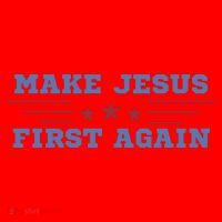 Make Jesus First Again Chrisitan Faith Santa Hat thumb 1