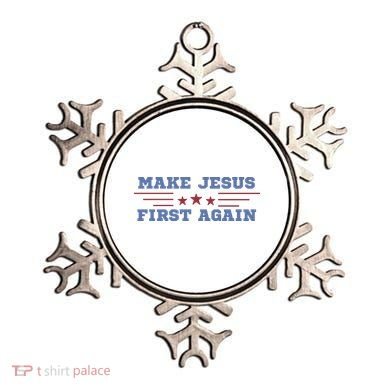 Make Jesus First Again Chrisitan Faith Ornament