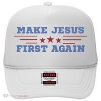 Make Jesus First Again Chrisitan Faith Hat thumb 0