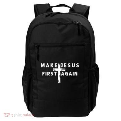 Make Jesus First Again Backpack