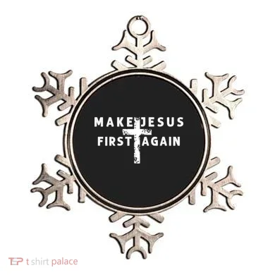 Make Jesus First Again Ornament