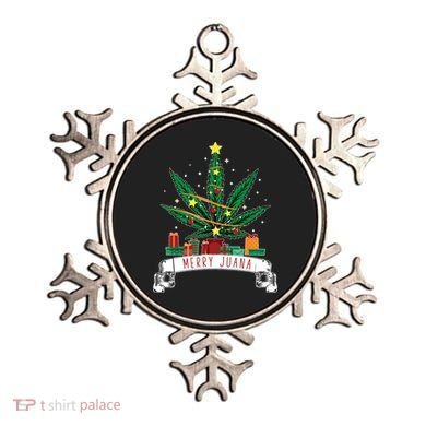Merry Juana Funny Holiday Christmas Marijuana Weed Stoner Ornament