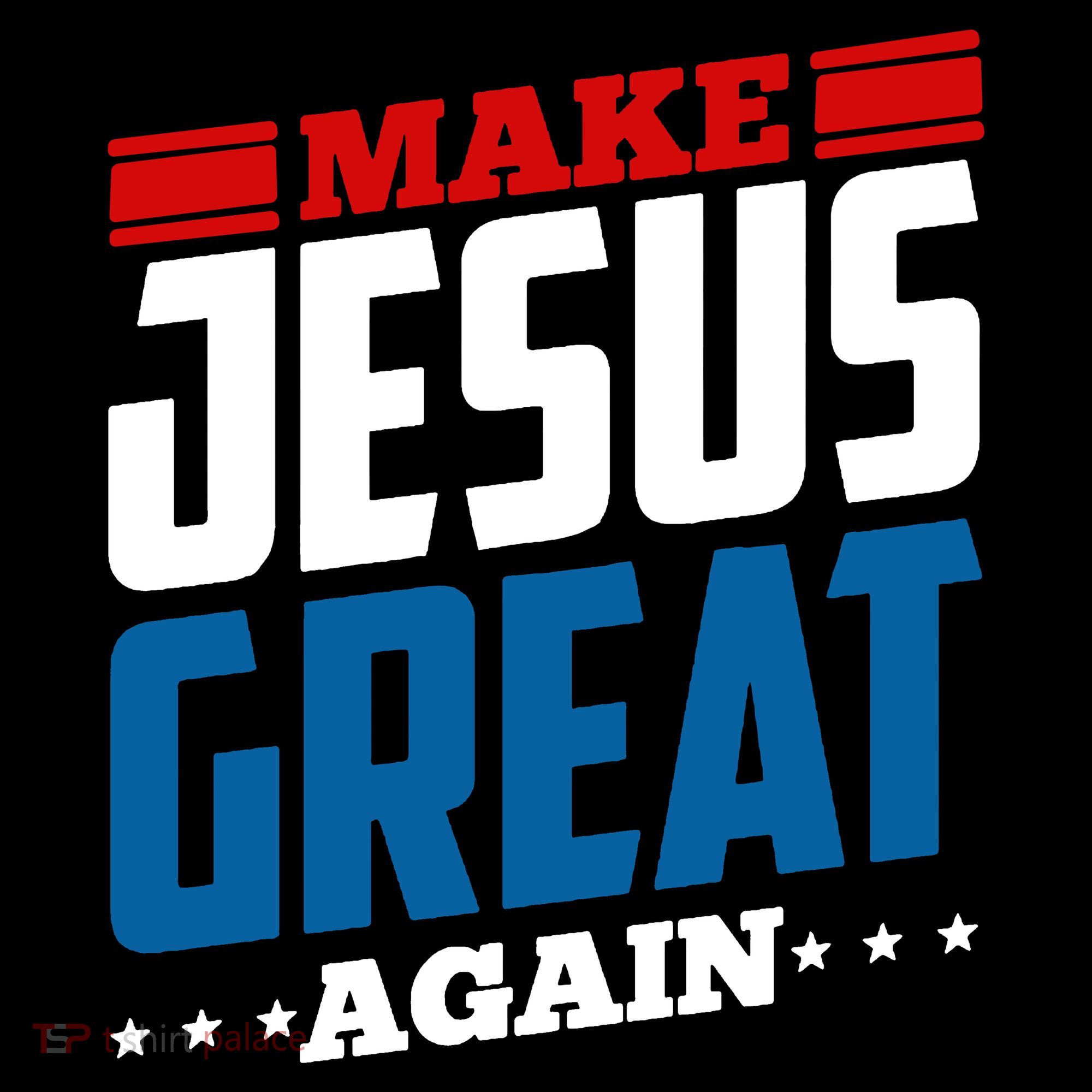 Make Jesus Great Again Red White And Blue Coffee Mug