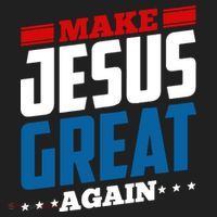 Make Jesus Great Again Red White And Blue Tumbler thumb 3