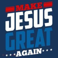 Make Jesus Great Again Red White And Blue Toddler T-Shirt thumb 4