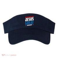 Make Jesus Great Again Red White And Blue Visor thumb 0