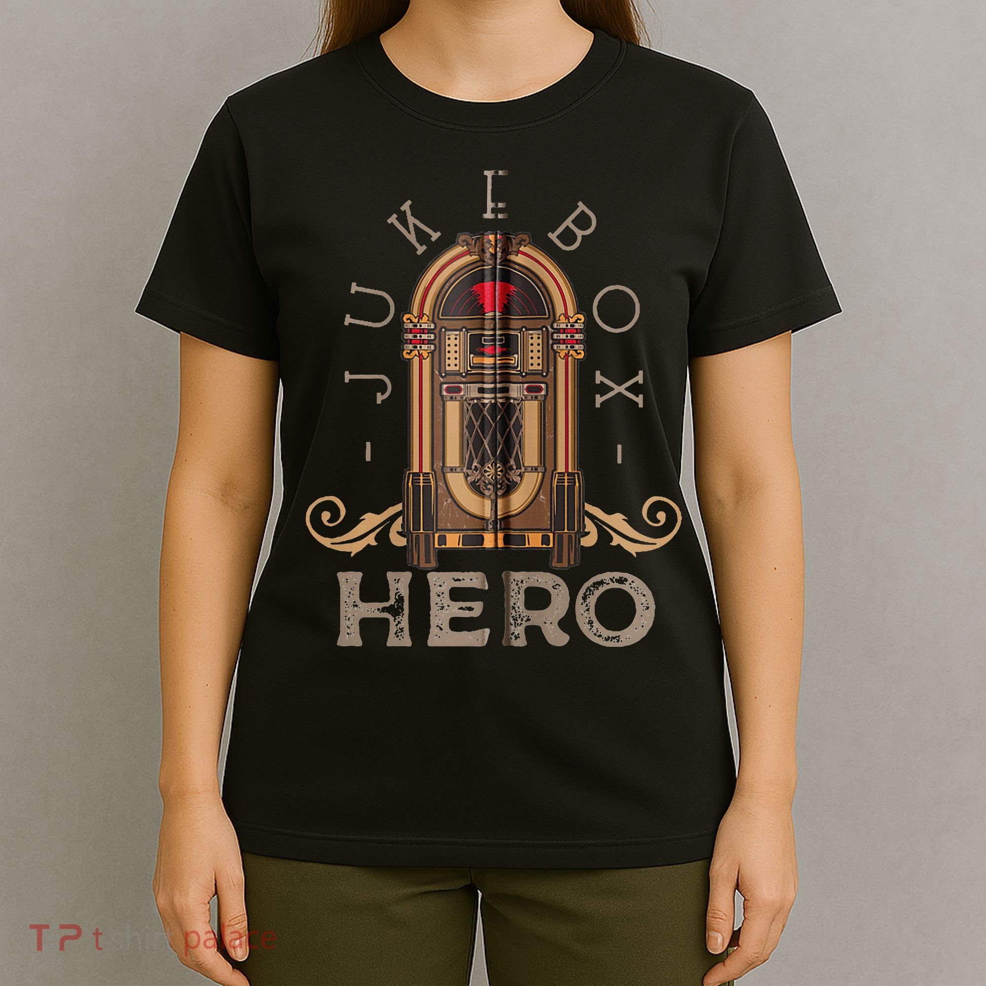 Music Jukebox Hero For Music Karaoke T-Shirt