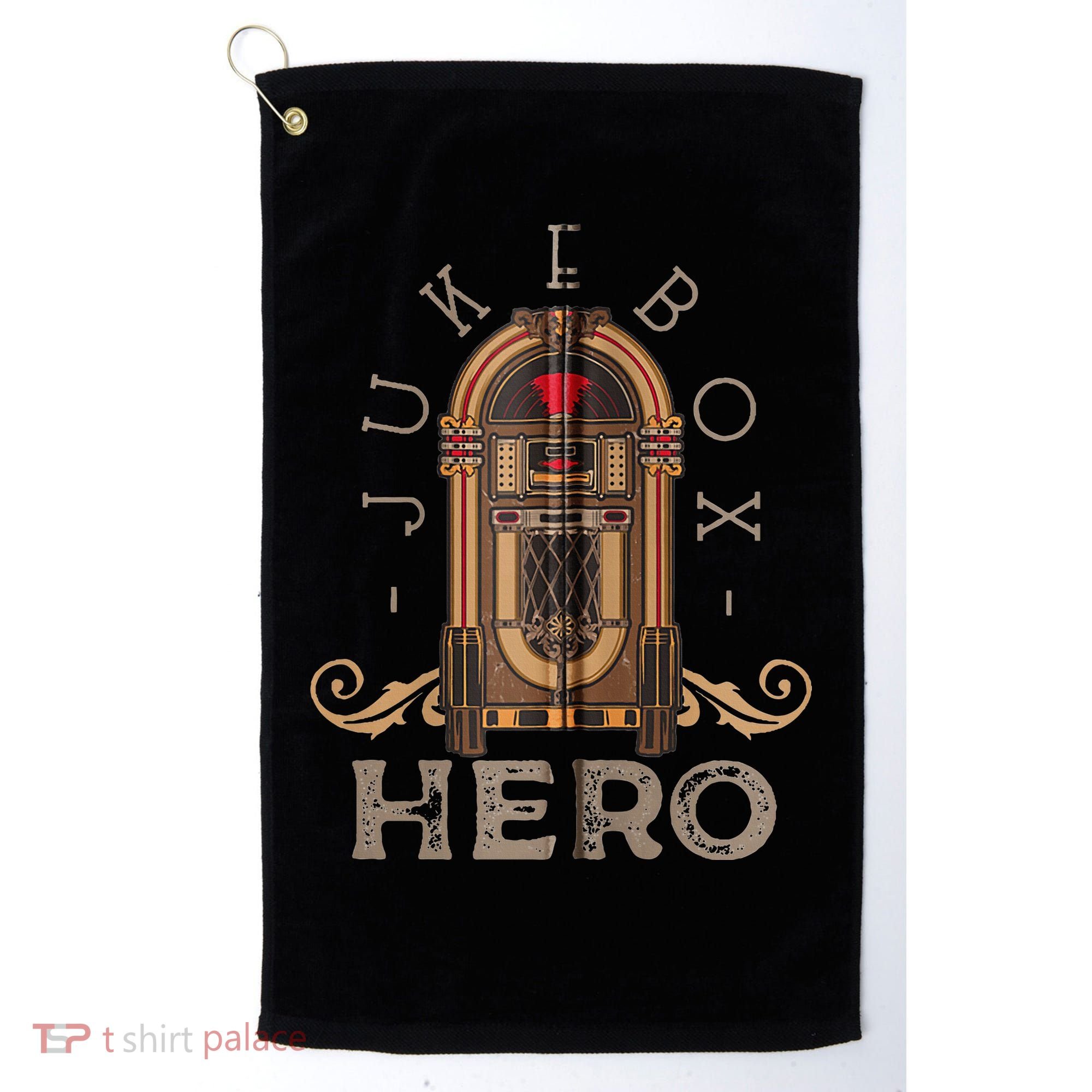 Music Jukebox Hero For Music Karaoke Golf Towel