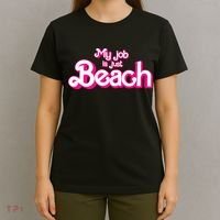 My Job Is Just Beach T-Shirt thumb 4