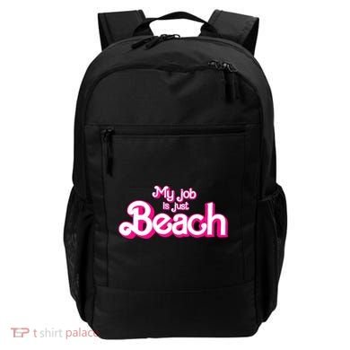 My Job Is Just Beach Backpack