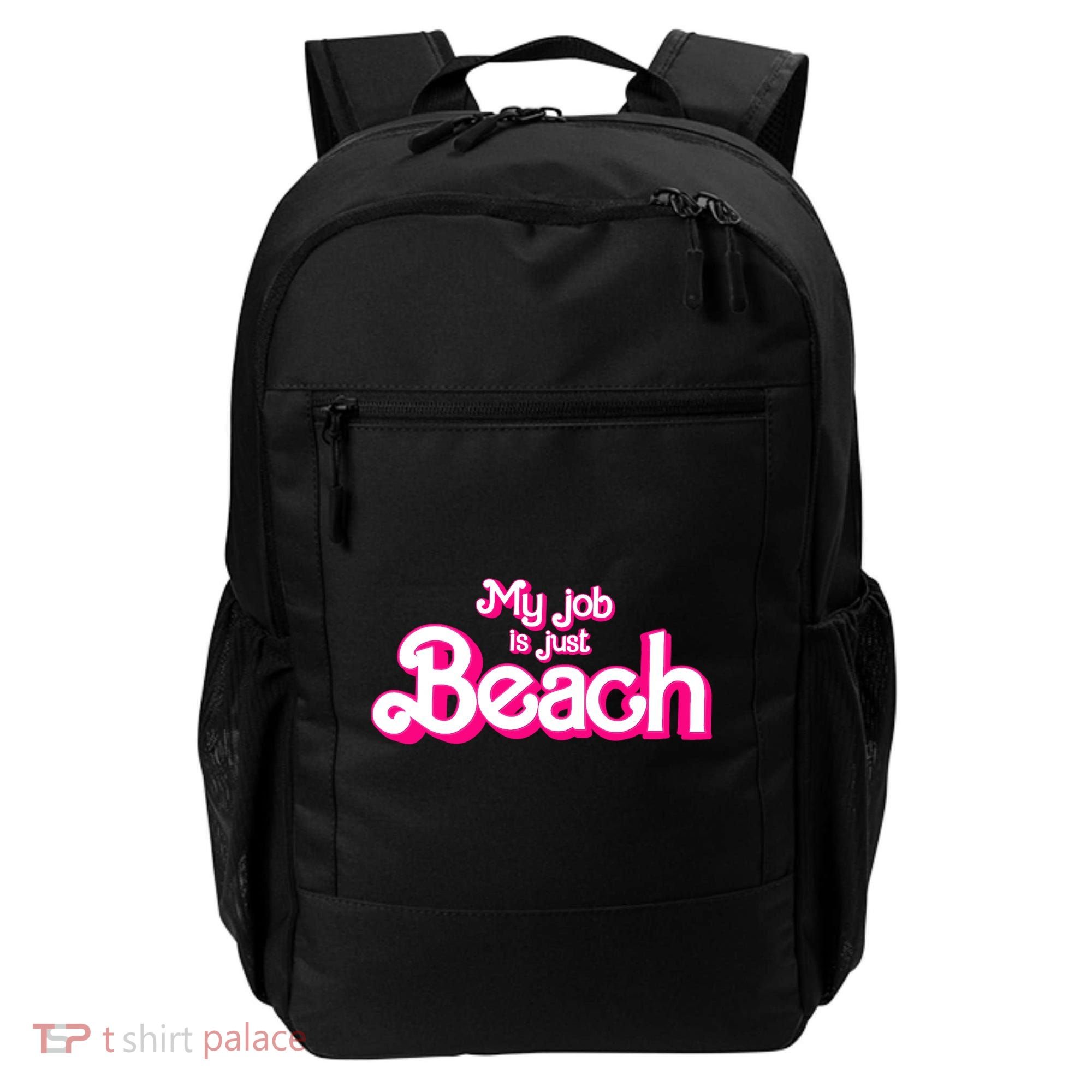 My Job Is Just Beach Backpack