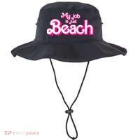 My Job Is Just Beach Bucket Hat thumb 0