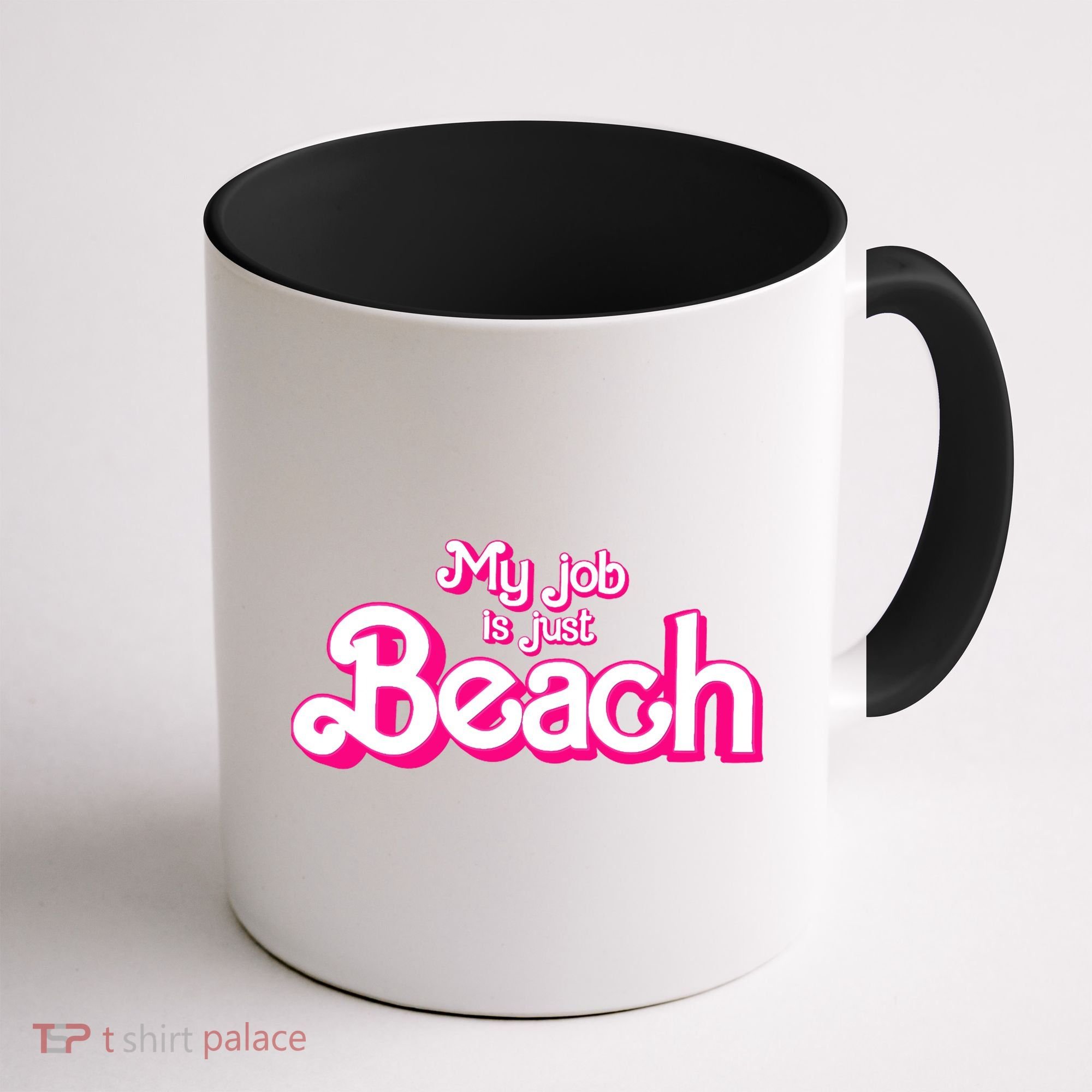 My Job Is Just Beach Coffee Mug