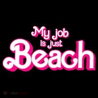 My Job Is Just Beach Women's Hoodie thumb 2