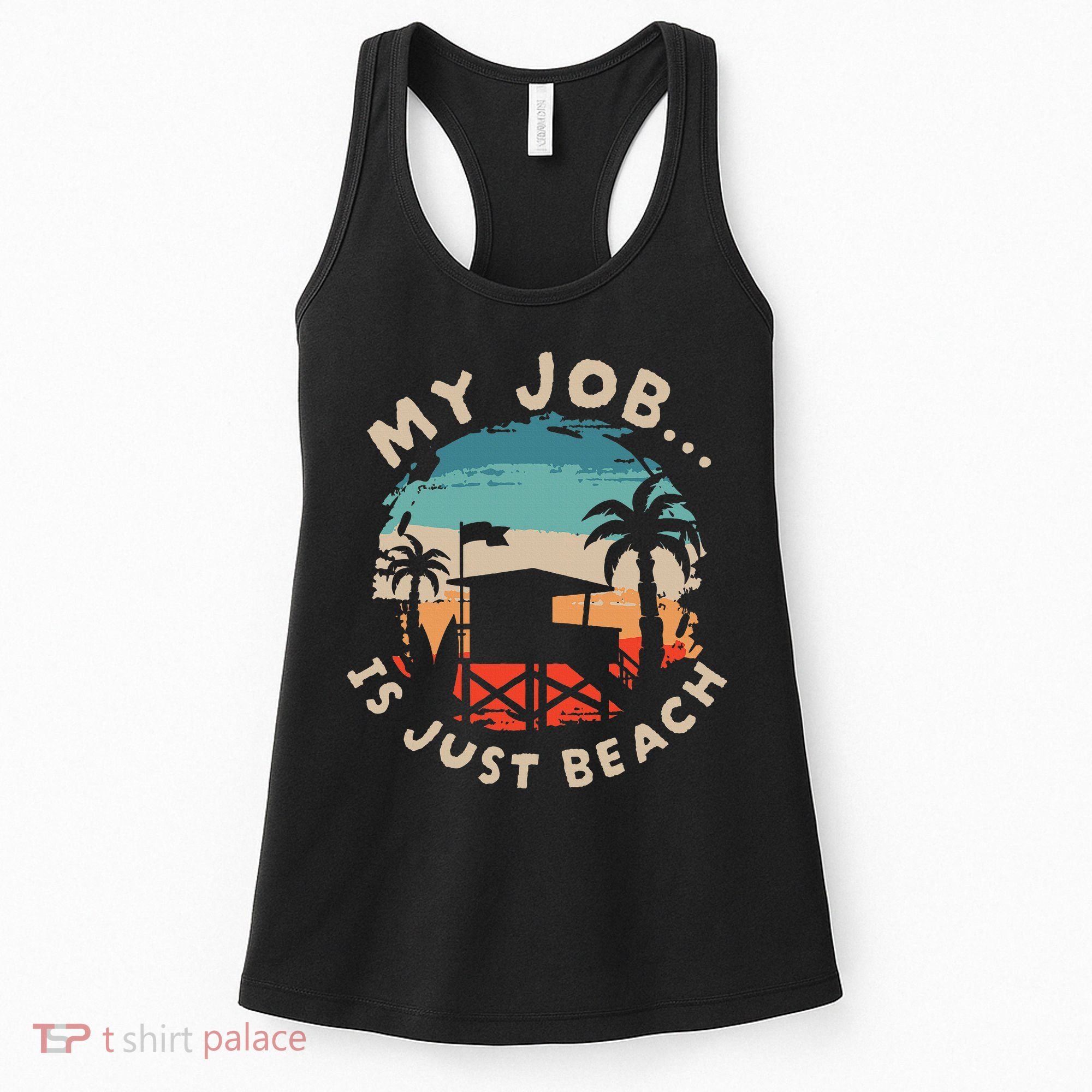 My Job Is The Beach Women's Tank Top