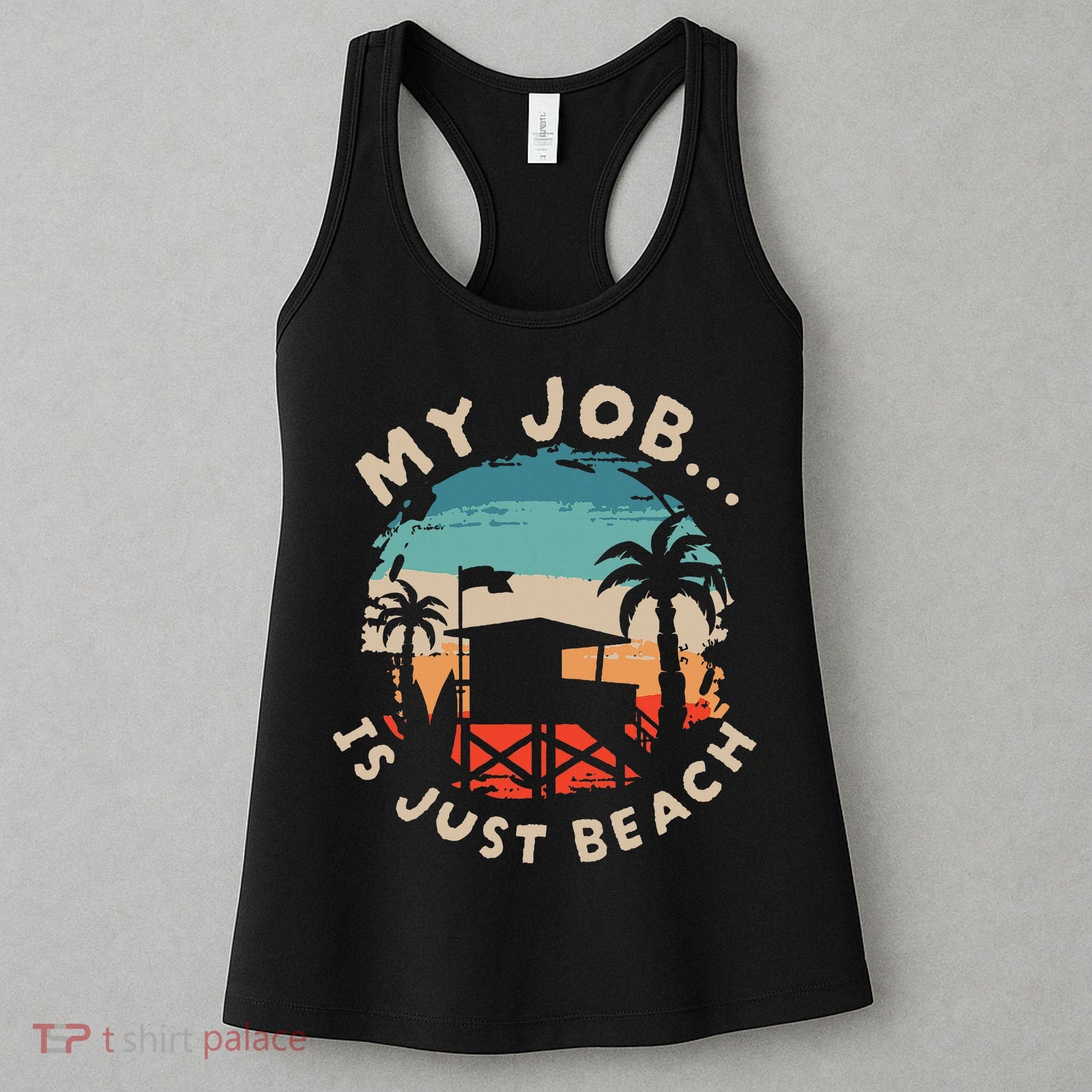 My Job Is The Beach Women's Tank Top