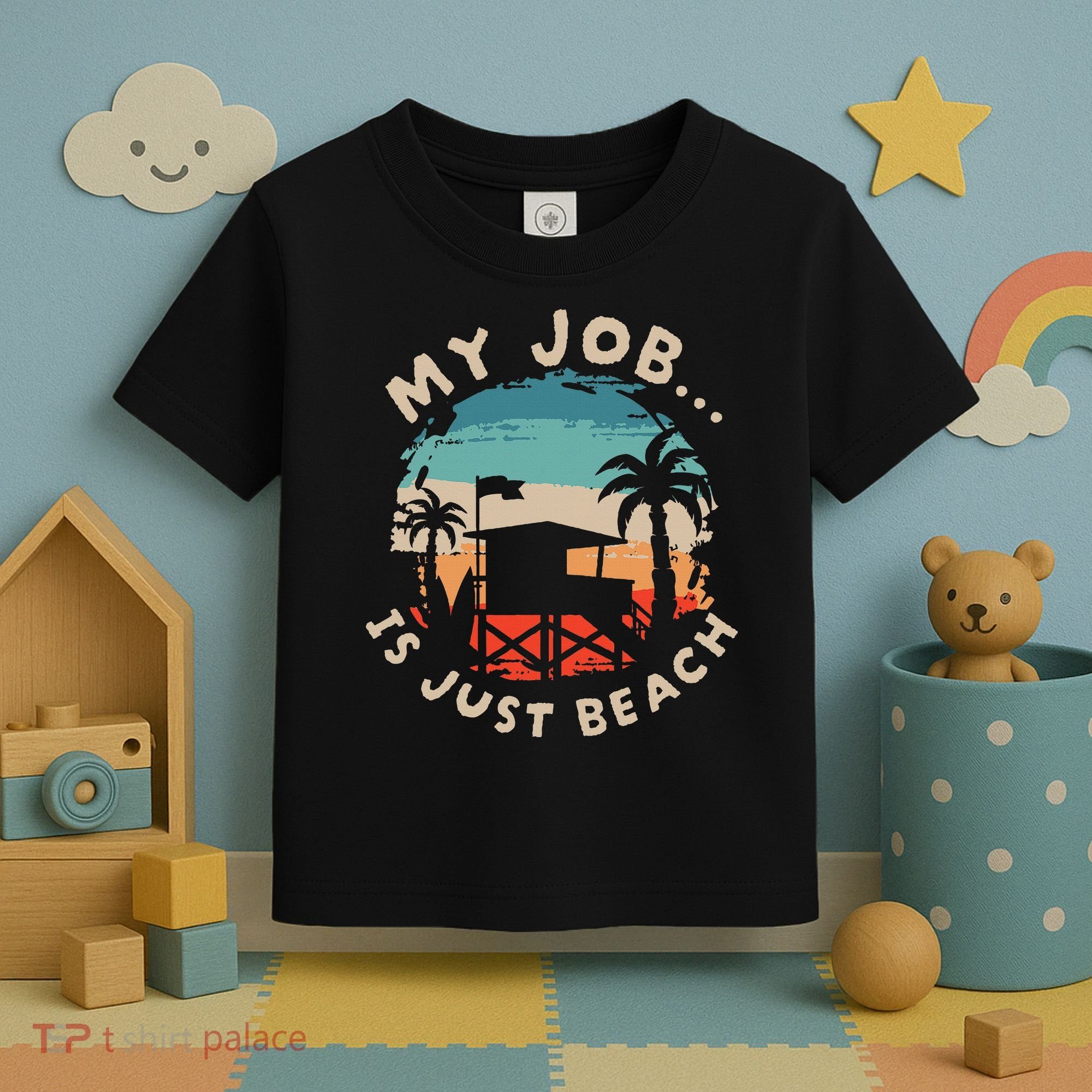 My Job Is The Beach Toddler T-Shirt