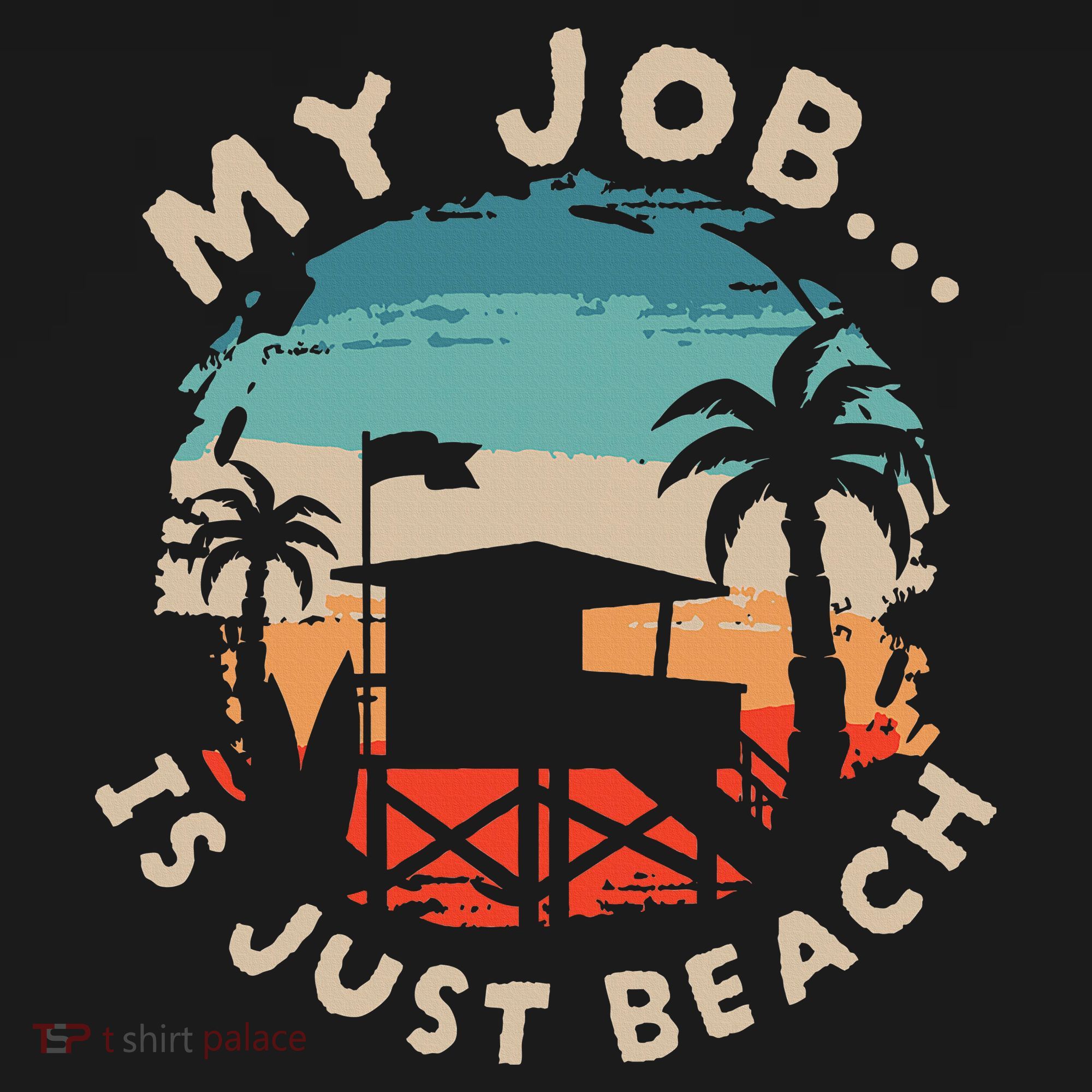 My Job Is The Beach Visor