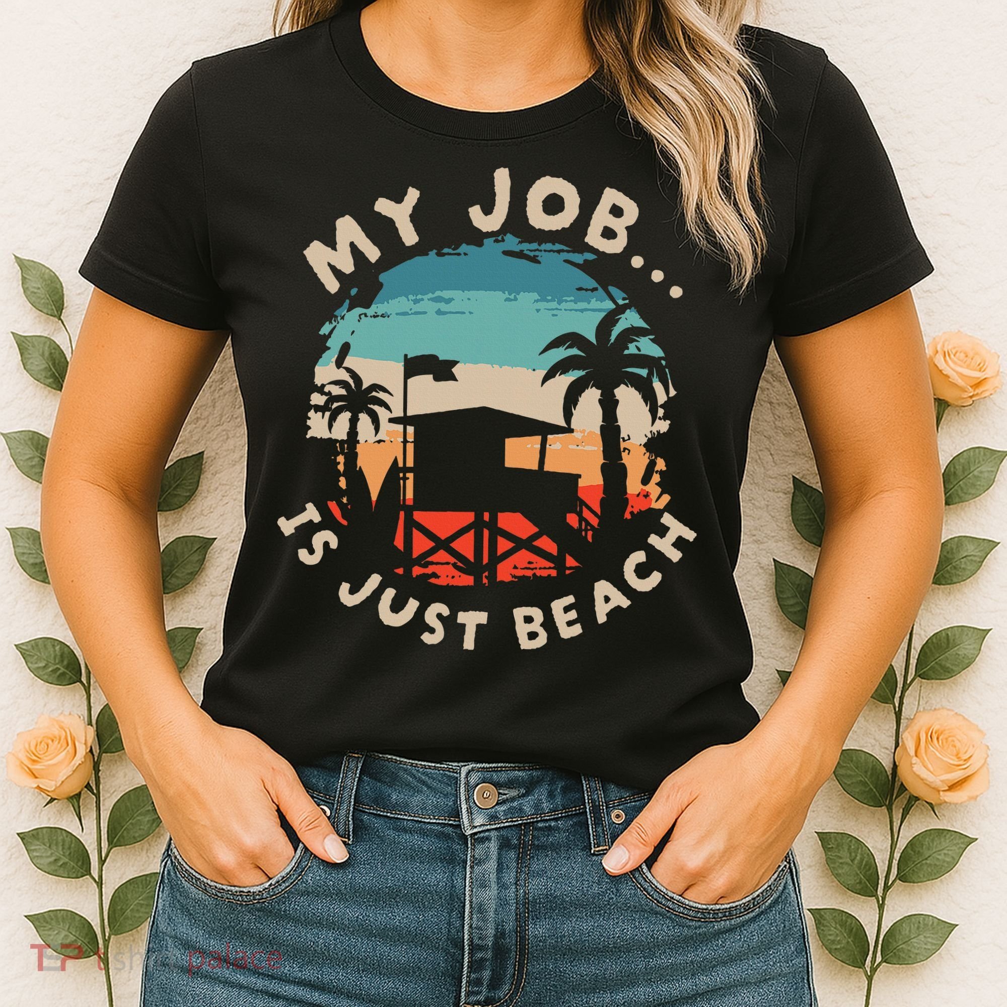 My Job Is The Beach Women's T-Shirt