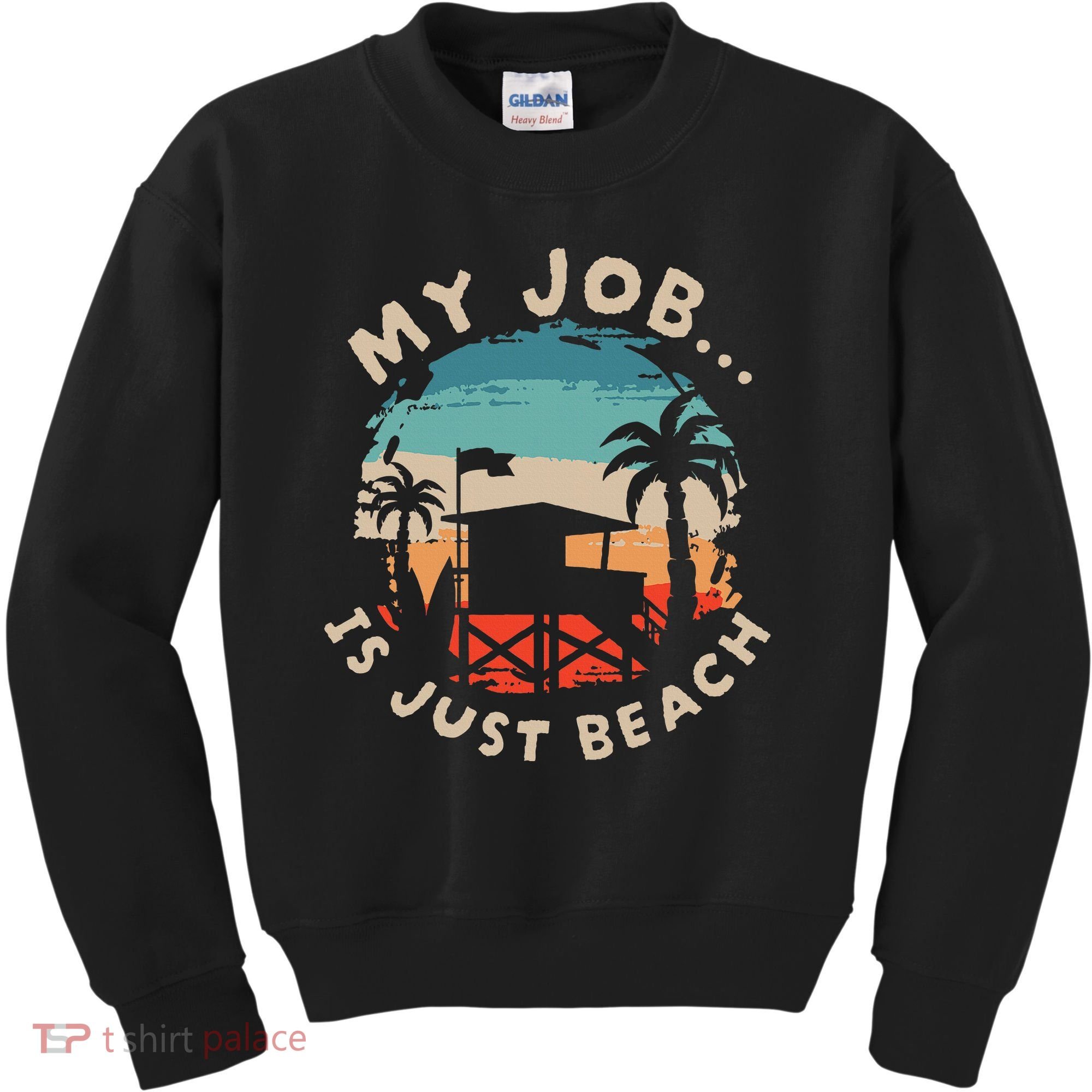 My Job Is The Beach Kids Sweatshirt