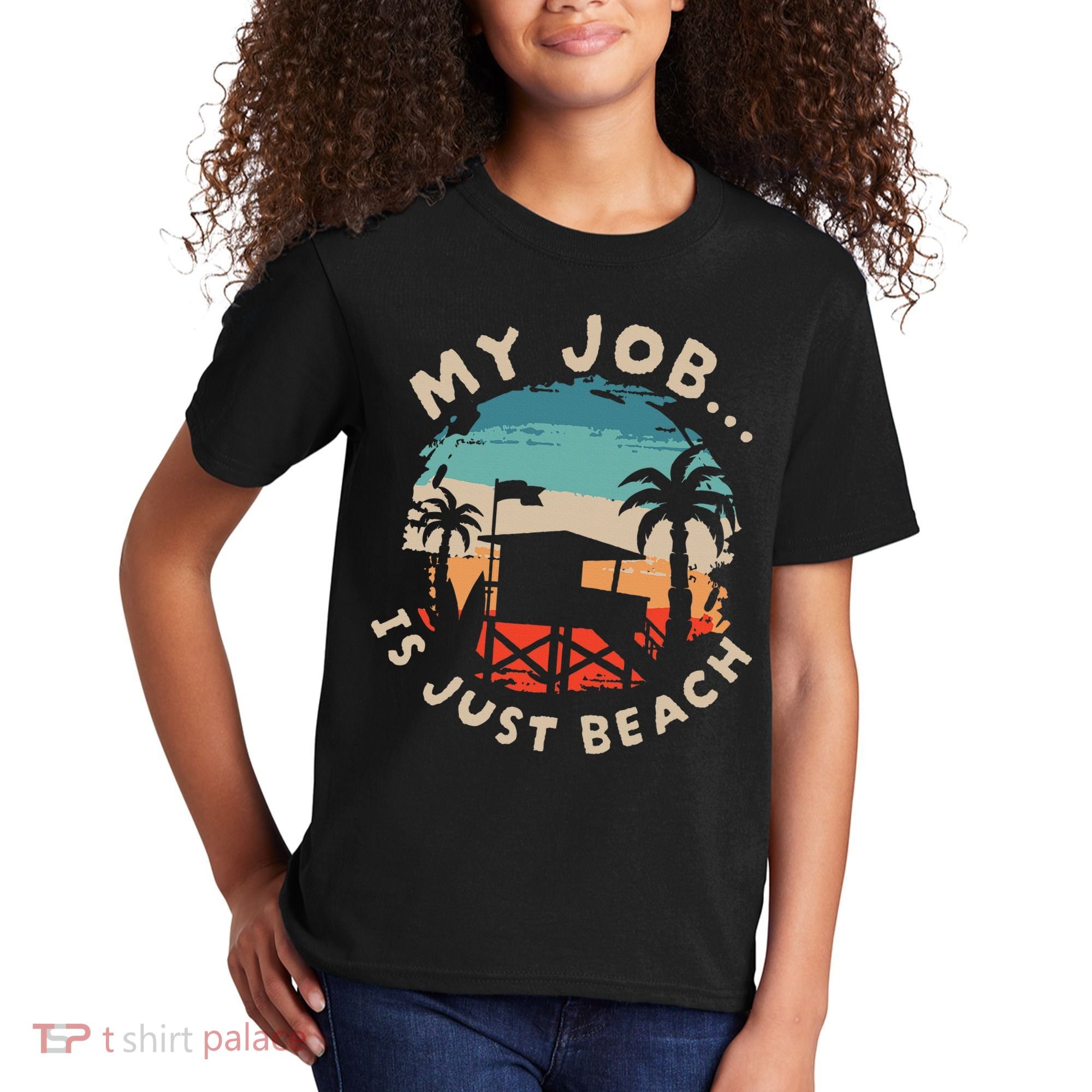 My Job Is The Beach Kids T-Shirt