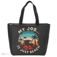 My Job Is The Beach Tote Bag thumb 0