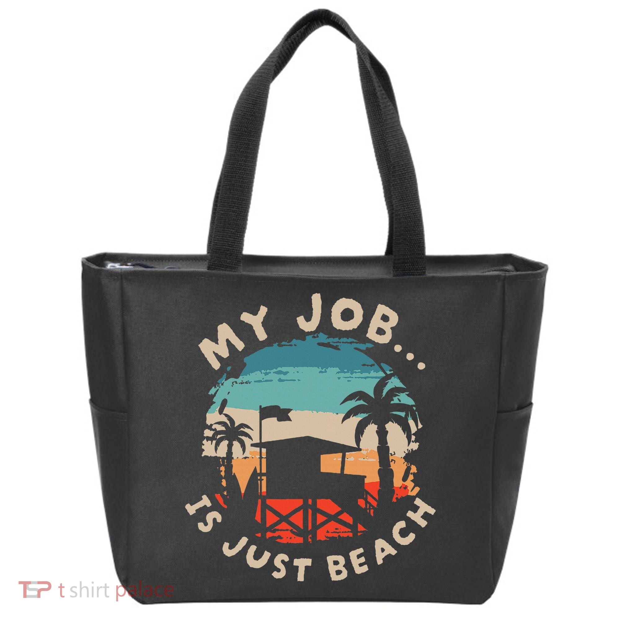 My Job Is The Beach Tote Bag
