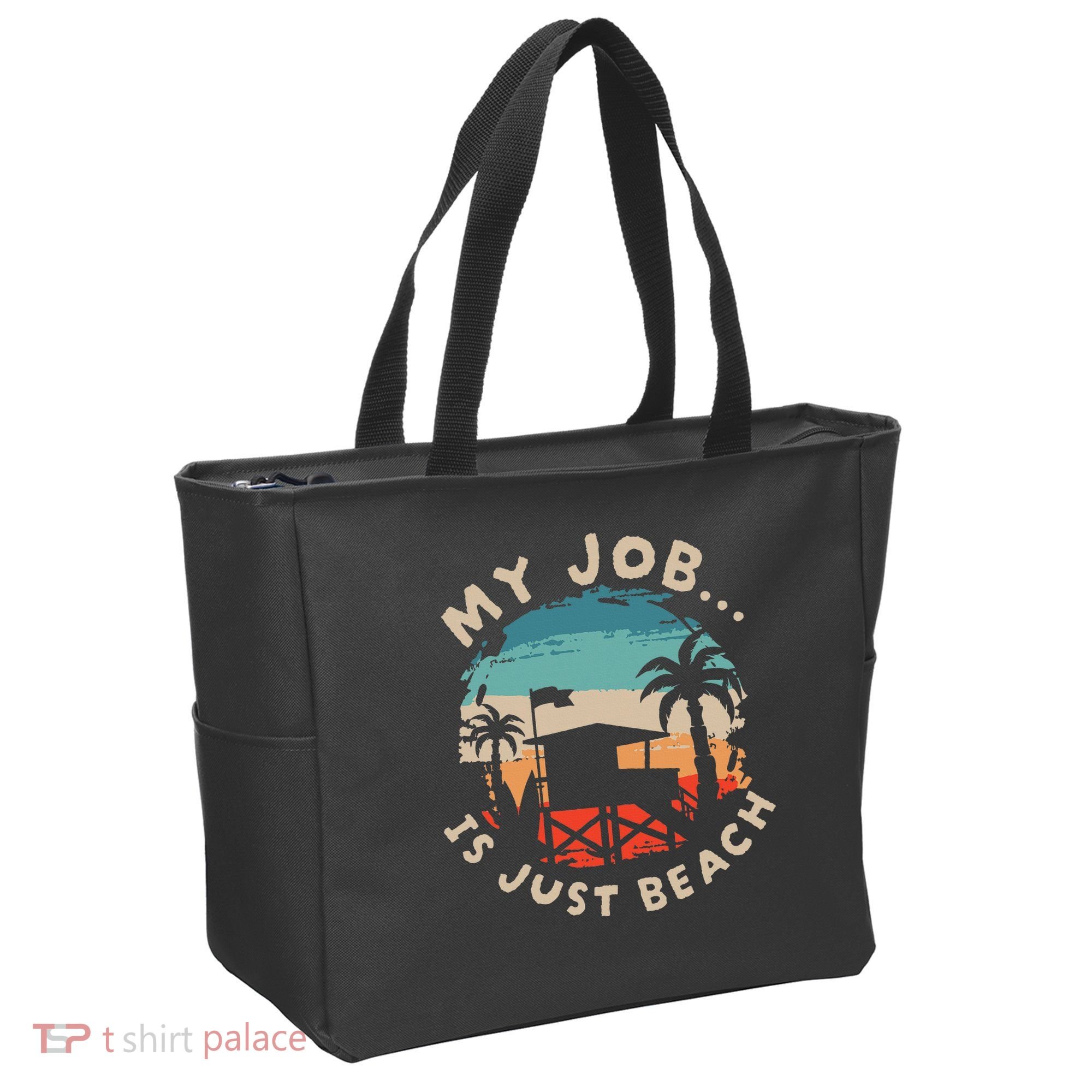 My Job Is The Beach Tote Bag