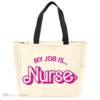 My Job Is Nurse Tote Bag thumb 0