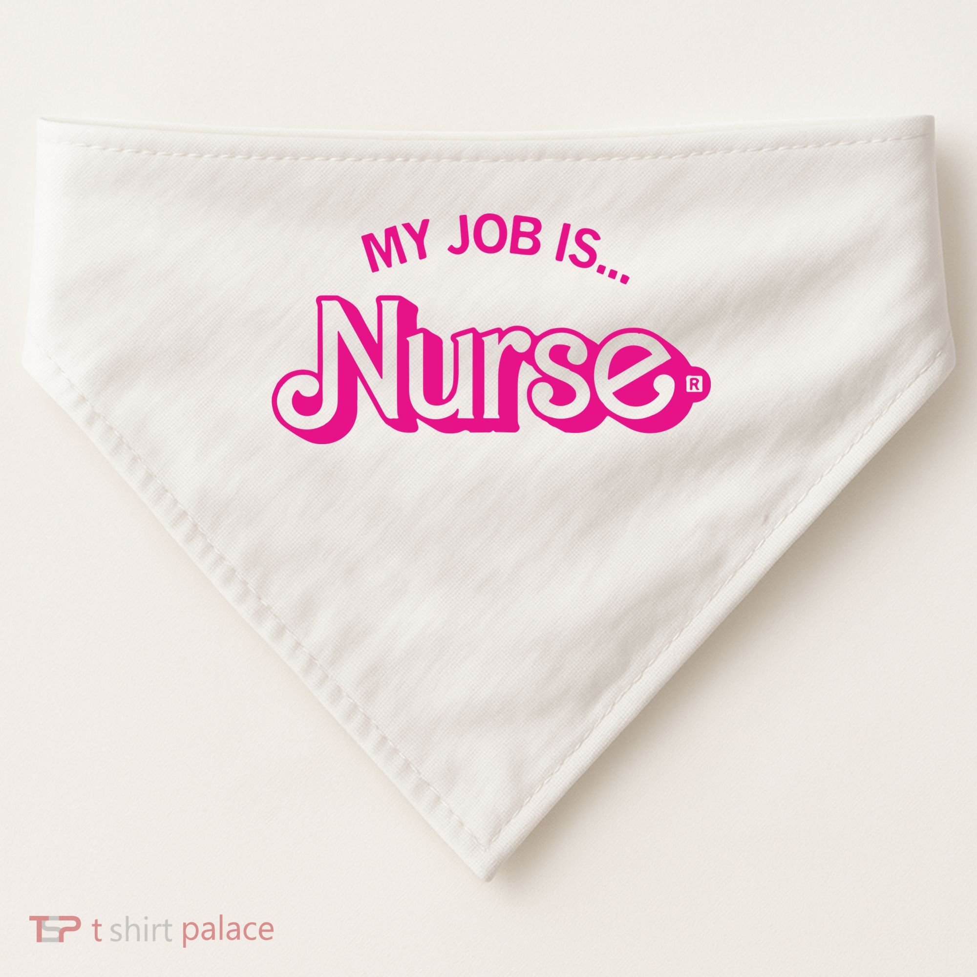 My Job Is Nurse USA-Made Doggie Bandana