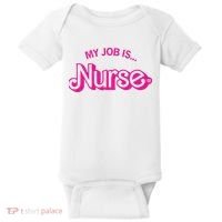 My Job Is Nurse Baby Bodysuit thumb 0