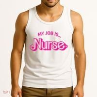 My Job Is Nurse Tank Top thumb 3