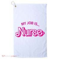 My Job Is Nurse Golf Towel thumb 0