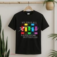 My Job Is All Rainbows & Butterflies Lab Tech Phlebotomist T-Shirt thumb 2