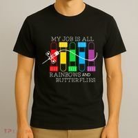 My Job Is All Rainbows & Butterflies Lab Tech Phlebotomist T-Shirt thumb 3