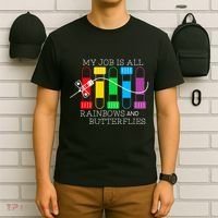 My Job Is All Rainbows & Butterflies Lab Tech Phlebotomist T-Shirt thumb 6