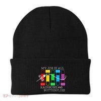 My Job Is All Rainbows & Butterflies Lab Tech Phlebotomist Beanie thumb 0