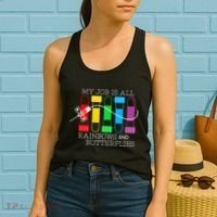 My Job Is All Rainbows & Butterflies Lab Tech Phlebotomist Women's Tank Top thumb 2