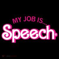 My Job Is Speech Therapist SLP Retro Pink Style Speech Gift Coffee Mug thumb 5
