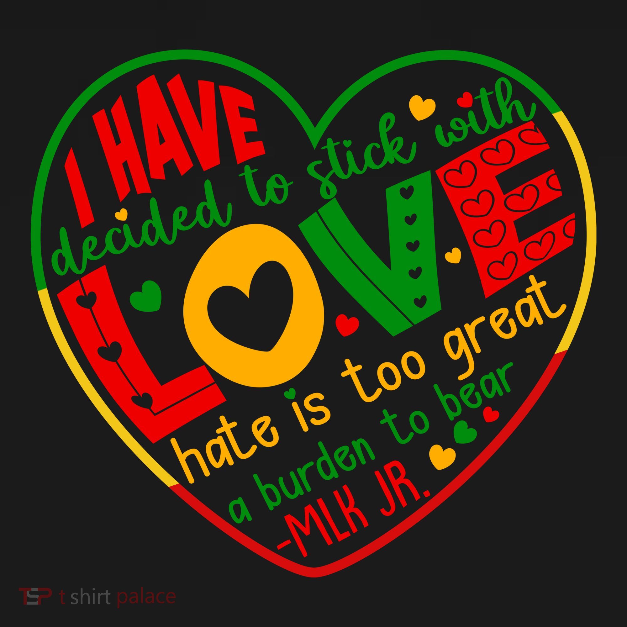 Mlk Jr I Have Decided To Stick With Love Hate Is Too Great Burden To Bear Ornament