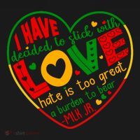 Mlk Jr I Have Decided To Stick With Love Hate Is Too Great Burden To Bear Visor thumb 3