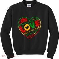 Mlk Jr I Have Decided To Stick With Love Hate Is Too Great Burden To Bear Kids Sweatshirt thumb 0