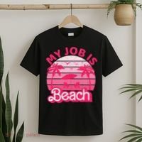 My Job Is Beach Retro Vintage Funny Gift Beach Jobs T-Shirt thumb 2